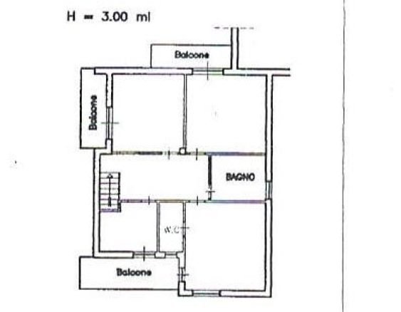 PLANIMETRIA VILLAGGIO TOGNAZZI LAGO DI NEMI PIANO PRIMO